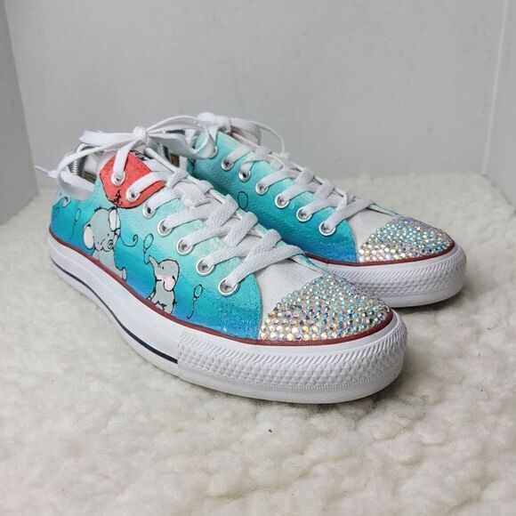 Converse Shoes - Converse All Star Womens Sneaker Size Custom painted SnHand Painting Elephant